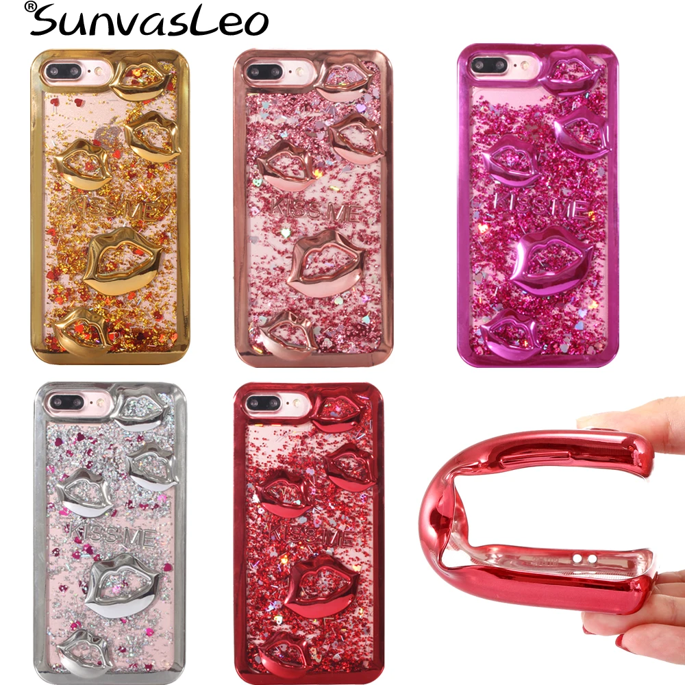 

Quicksand Liquid Full Soft Silicone Case Cover Skin Shell For iPhone 5 SE 6 7 8 X Plus For Samsung S7 S8 S9 Plus J3 J5 J7 Pro