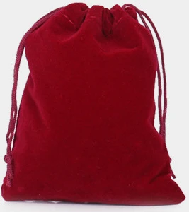 Изготовленные на заказ ювелирные изделия шнурок сумки Персонализированные лого напечатанные мешочки бархатные ювелирные изделия упаковывая мешок свадебные подарки сумки - Цвет: Темно-бордовый