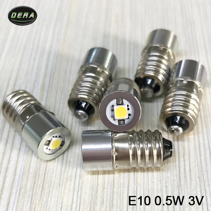 E10 0,5 w 3v 3,7 v(3,4-4,2 v) 4,5 v 6v 7,5 v 9v 12v светодиодный фонарик лампы с Epistar светодиодный вспышка светильник лампа светильник налобный фонарь