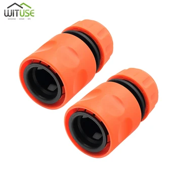 

2Pcs Male Female Hose Connector from Quick Adaptor to 1/2" Hose Thread Connector Garden Quick Coupling Irrigation