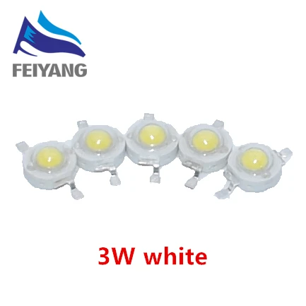 200 шт./лот, настоящий чип Epistar, 3 Вт, белый/теплый белый/красный/желтый/синий/зеленый светодиодный светильник, диоды, бусины