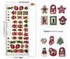 145cm x 57cm Linen Cotton Santa Claus elk gingerbread Snowman Christmas Stocking Tree Doll Manual DIY  fabric Free shipping ► Photo 2/5