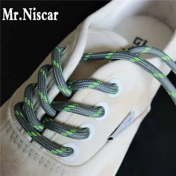 

1 Pair New Outdoor Sport Casual Multicolor Round Shoelaces Hiking Slip Rope Shoe Laces Sneakers Skate Boot Shoe Laces Strings