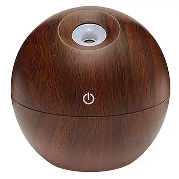 

USB Aroma ESSential Oil Diffuser Ultrasonic Mist Humidifier Air Purifier Color Change LED Night light for Office Home 130ml:Da