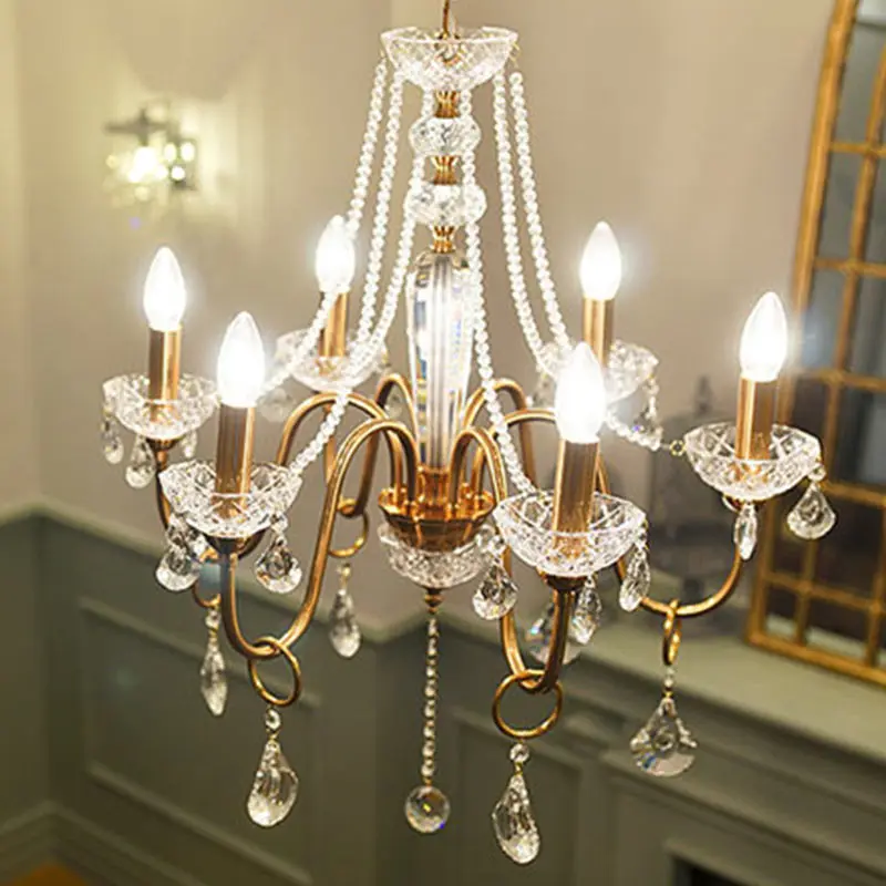

Mini Wedding Iron Chandelier Kid Lighting Kitchen Chandeliers Led Suspension Luminaire Dining Room Coffee Bar Lighting lampara
