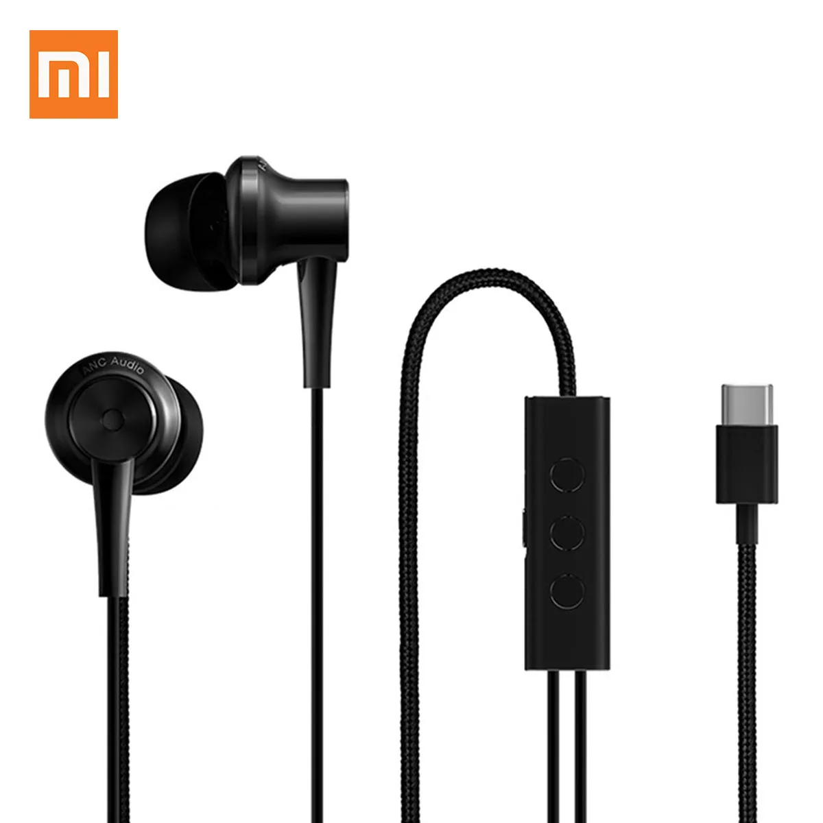 

Original Xiaomi Mi Type-C ANC Earphones Active Noise Cancelling Wired Control Headset With Mic For Smartphone