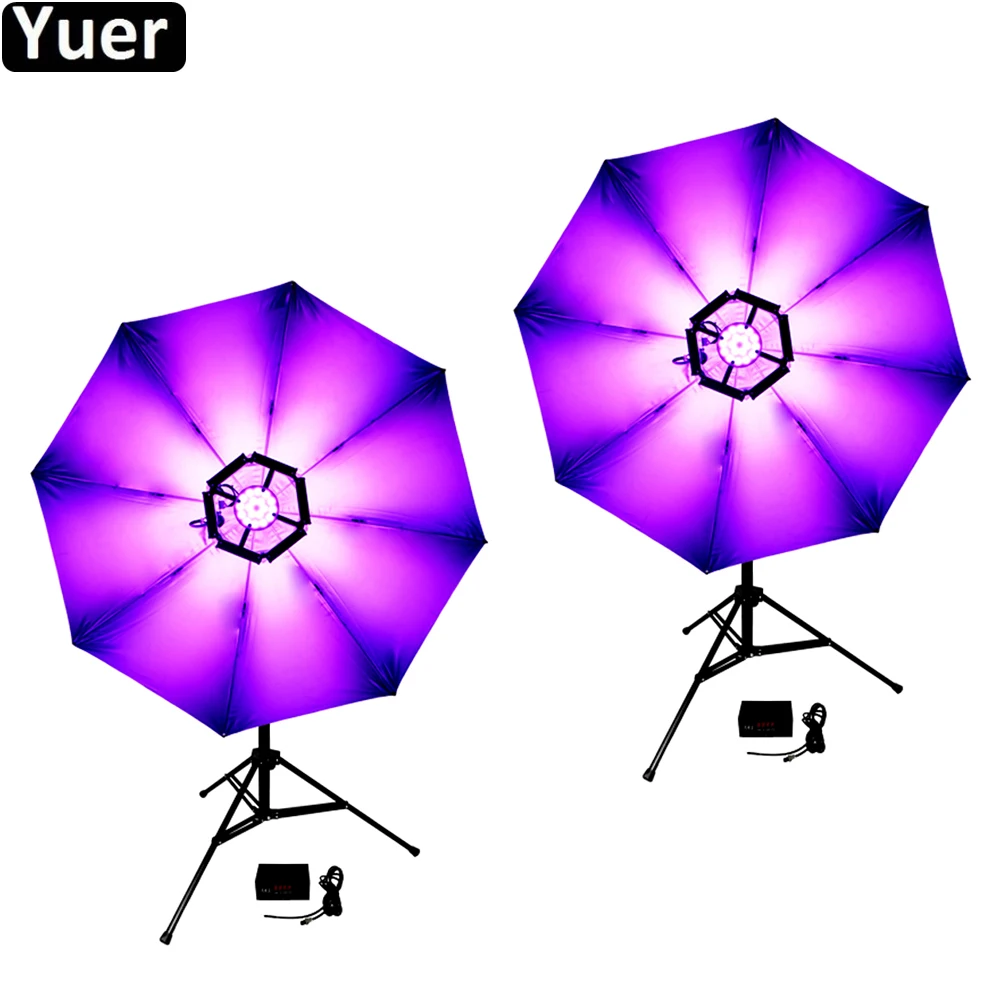 2Pcs/Lot Stage Effect Lighting 20inch LED 114Pcs 0.2W RGB 3IN1 Magic Blumen Light DMX512 DJ Disco Party Music Nightclub | Лампы и