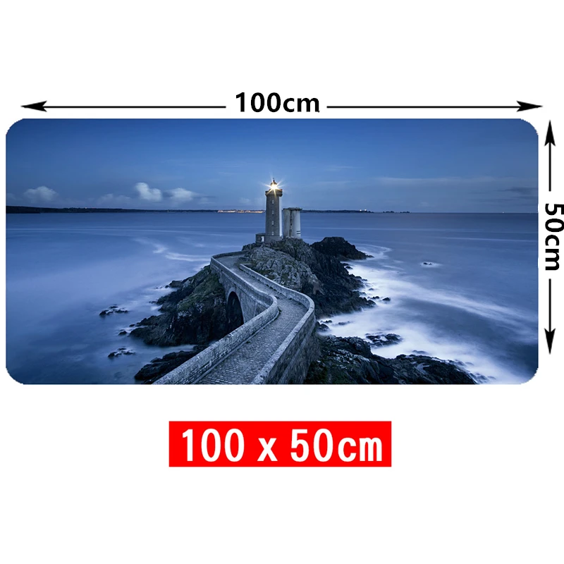 100x50cm Large Gaming Mouse Pad Natural Rubber Precision Lock Edge Mouse Mat for Dota Warcraft LOL