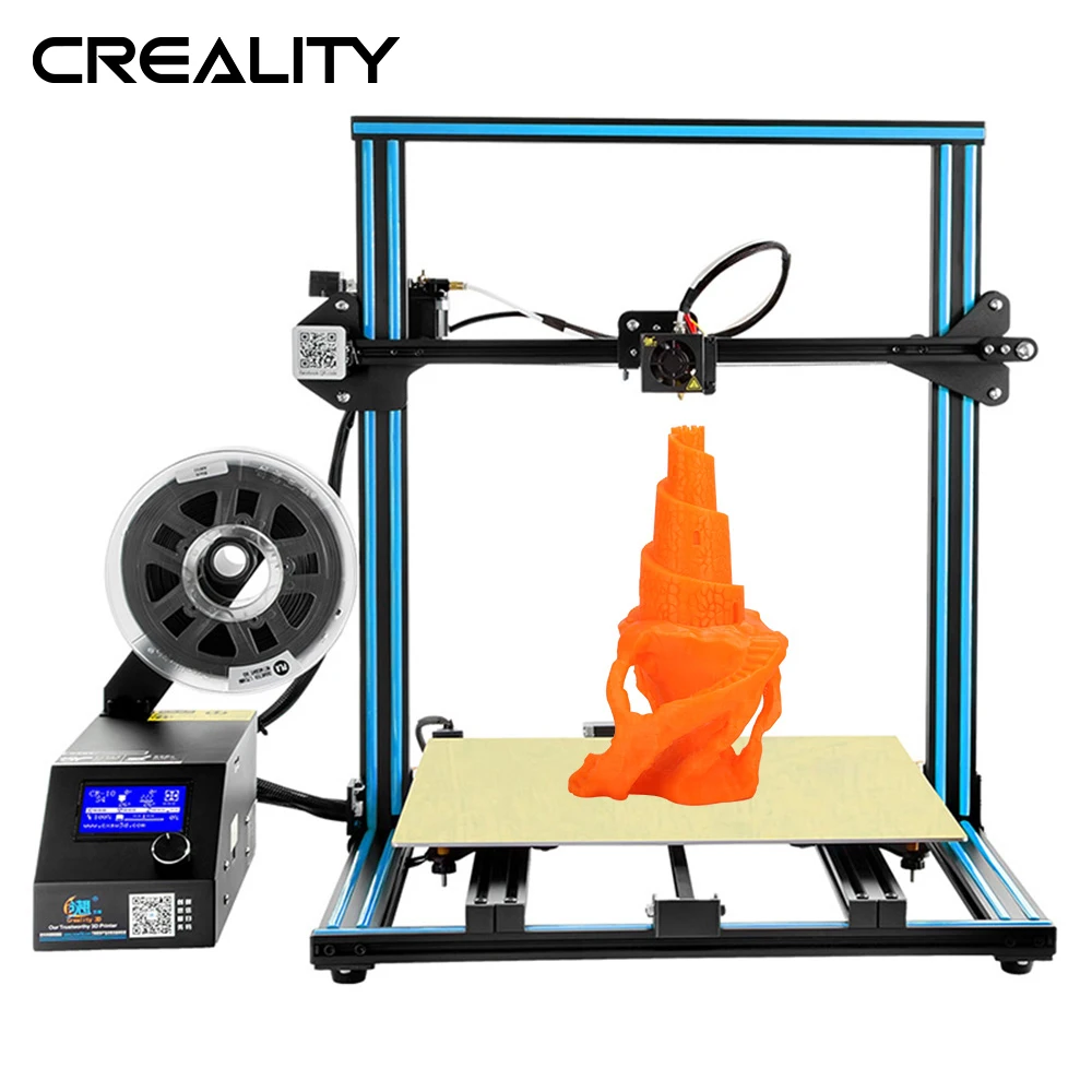 Большой размер печати CREALITY 3d принтер CR 10 S4 с Dua Z стержень датчик накаливания