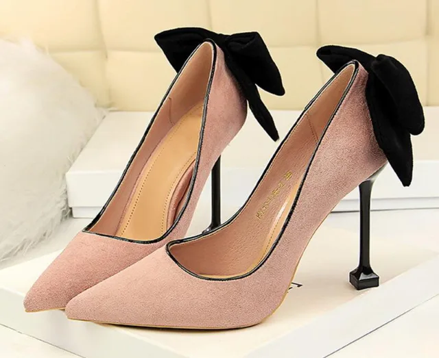 KNCOKAR2018Sexy and slim high heeled shoes for women a narrow heel with