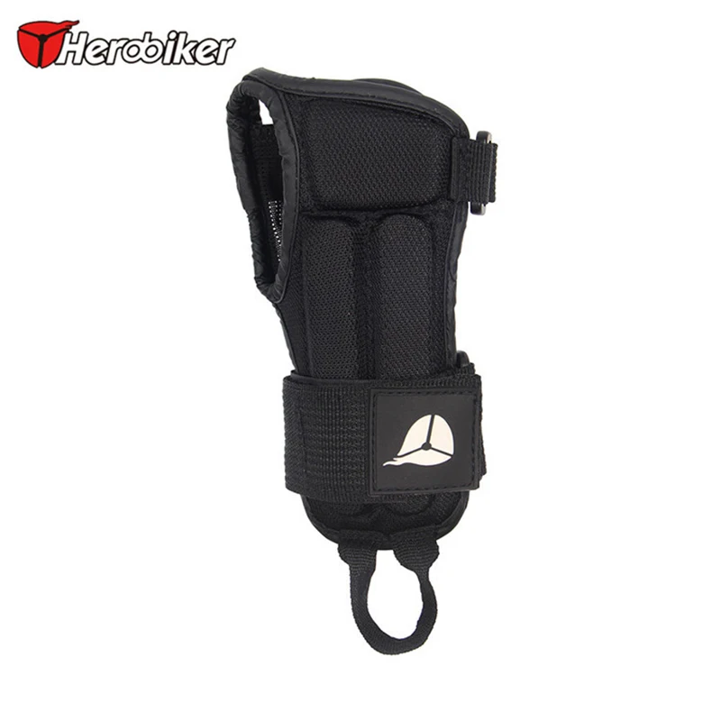 HEROBIKER واقي المعصم هدفين الرياضة واقية اليد حماة قفازات Armguard للالجليد التزلج التزلج لوح التزلج MTB