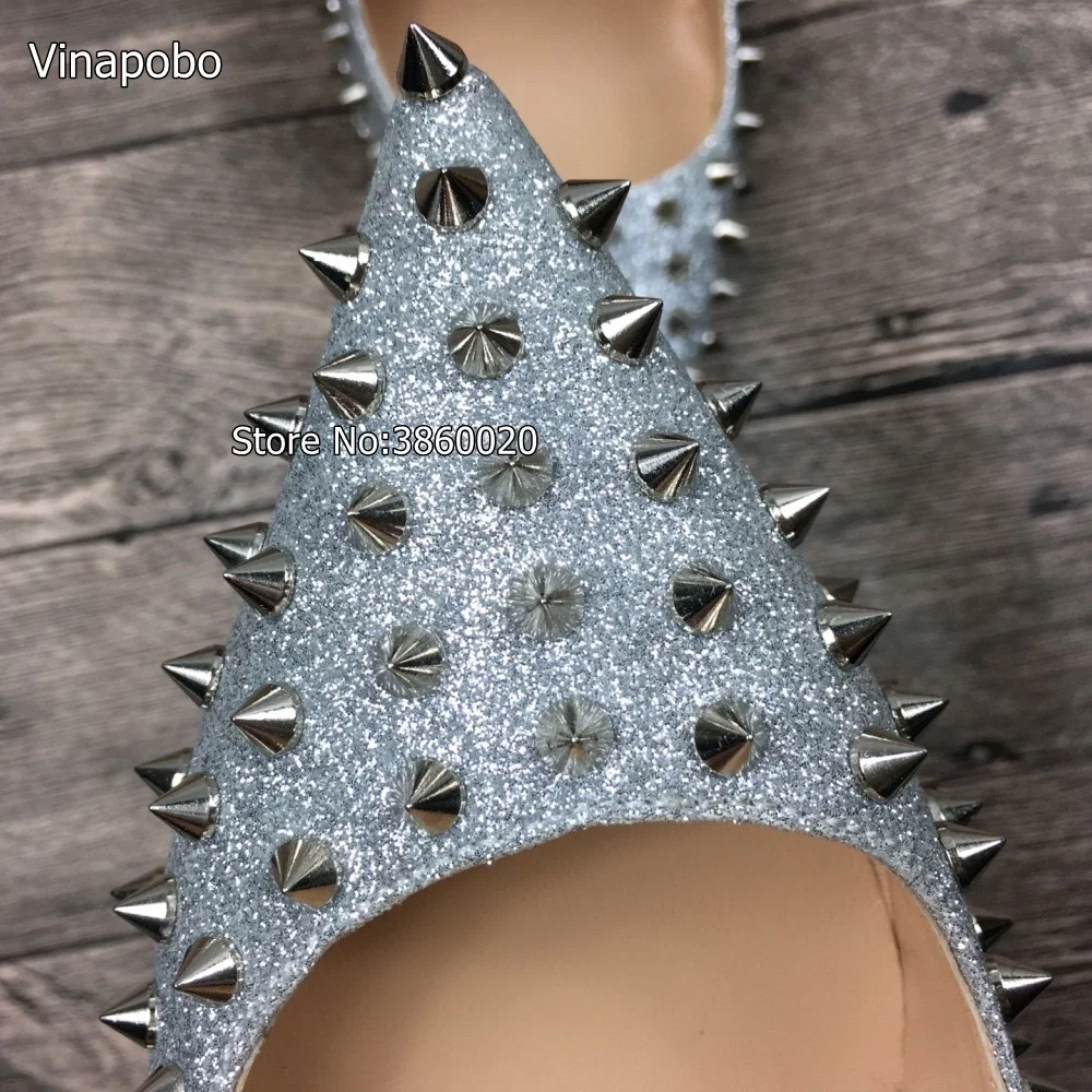 2Silver-rivets-high-heels-patent-exclusive-brand-needle-rivet-shallow-mouth-high-heels-pump-wave-10 (1)