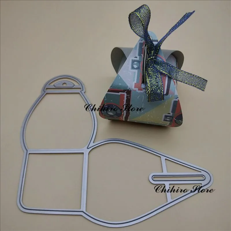 

Candy box wedding tag Metal Cutting Dies New for Scrapbooking DIY Album Embossing Folder Paper Card Maker Template Stencils