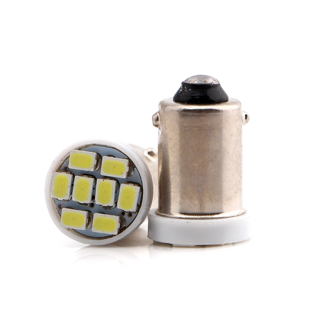 YM E Bright 6 в 3 В AC DC 100 шт. BA9S T4W T11 1206 8 SMD светильник лампа неполярность автомобильный