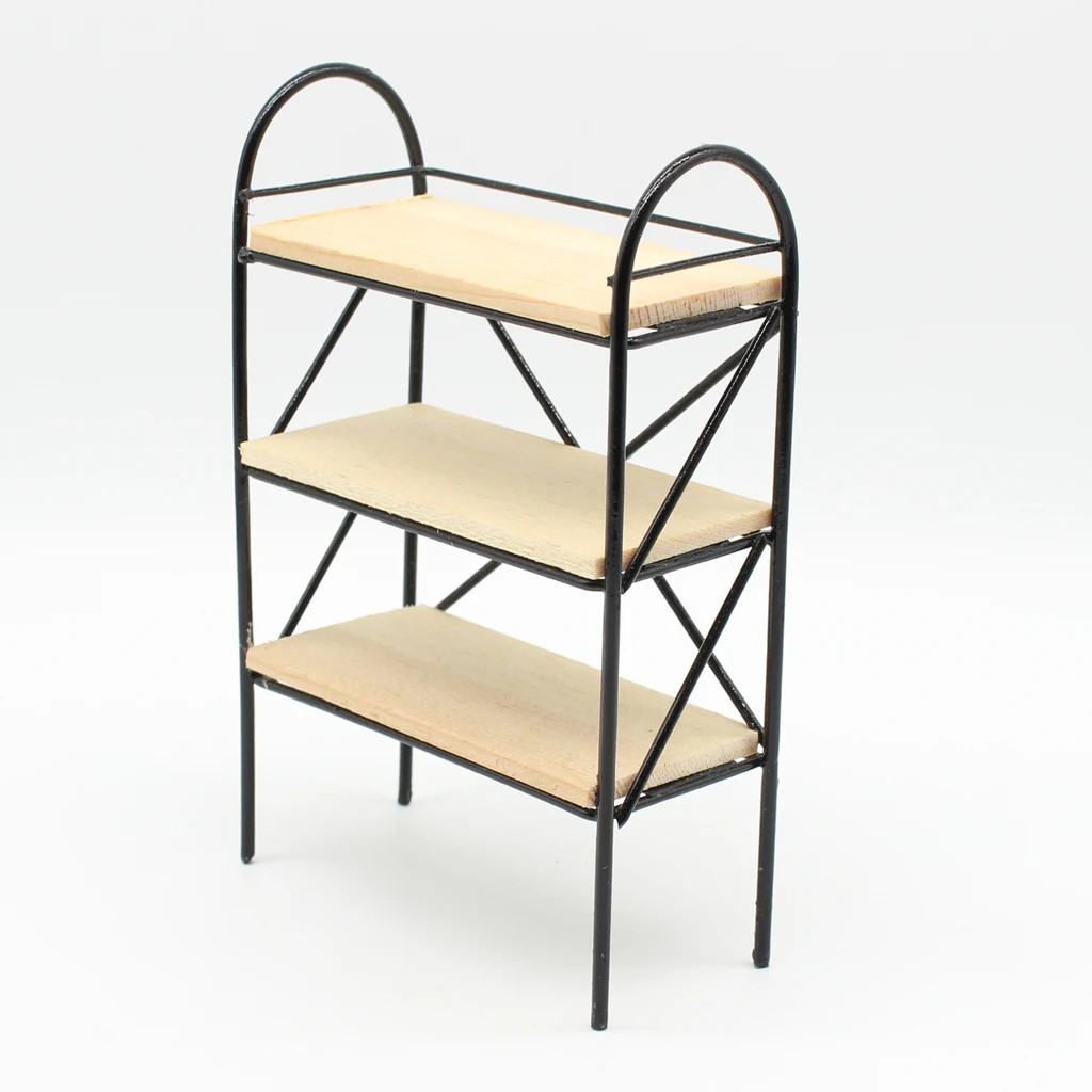 Miniature Bookshelf Rack Shelf Wooden Multifunctional Rack