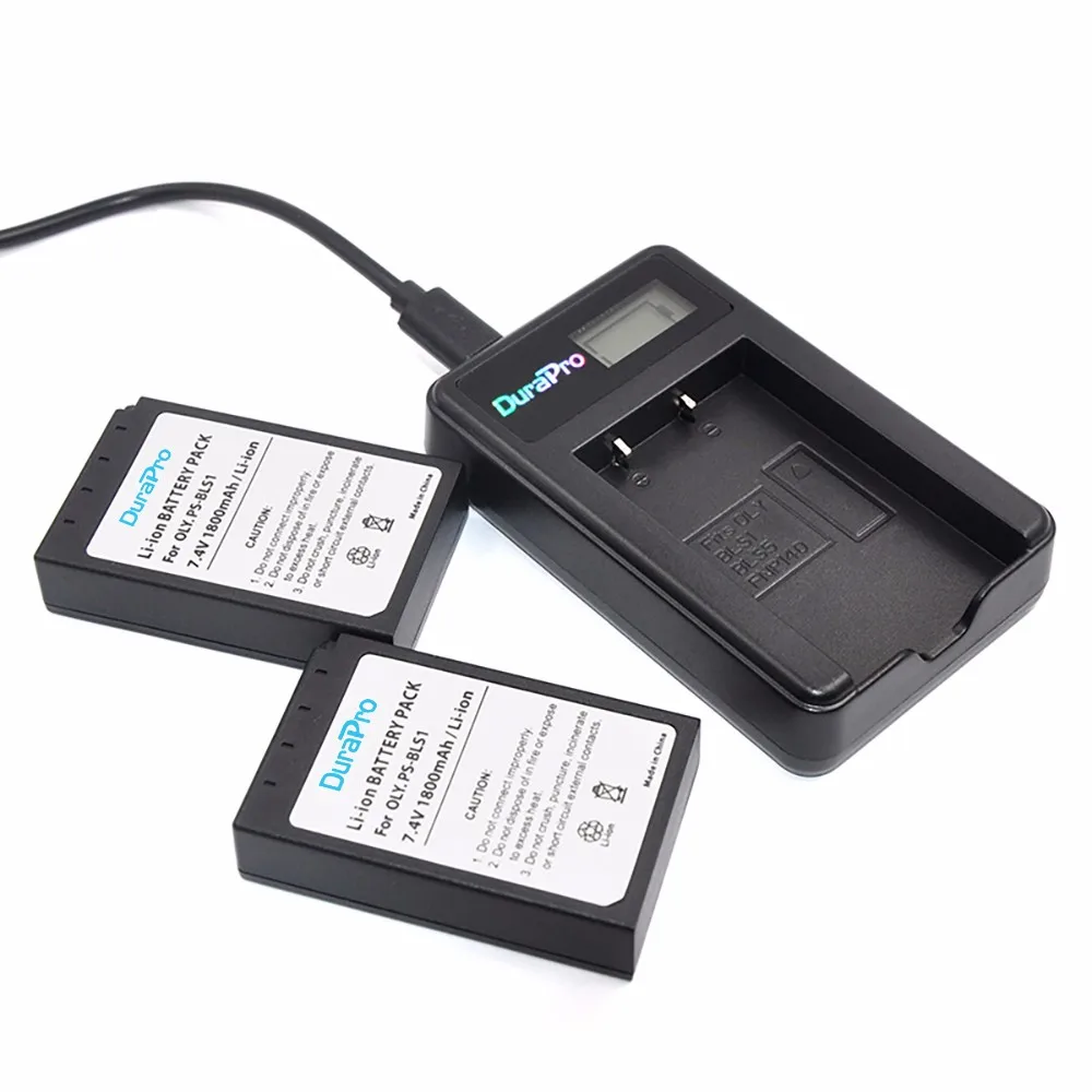 Durapro 2 шт. PS-BLS1 PS BLS1 PSBLS1 Перезаряжаемые Батарея+ USB зарядка для Olympus PEN E-PL1 E-PM1 EP3 EPL3 Evolt E-420 E-620 E