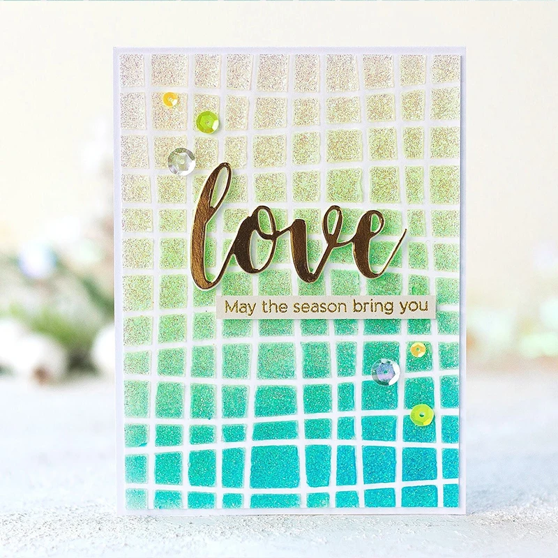 

Cutting Irregular Grids Plastic Stencils for DIY Scrapbooking Embossing Paper Cards Making Decorative Craft Templates New 2018
