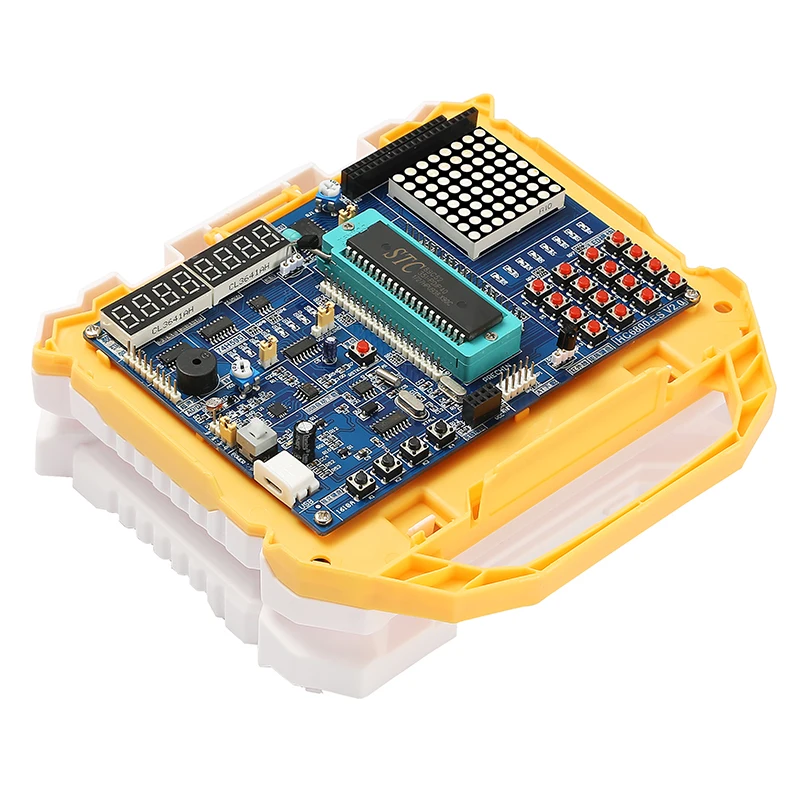 Макетная плата 51 MCU для обучения экспериментная stc89c52 комплект из точечной