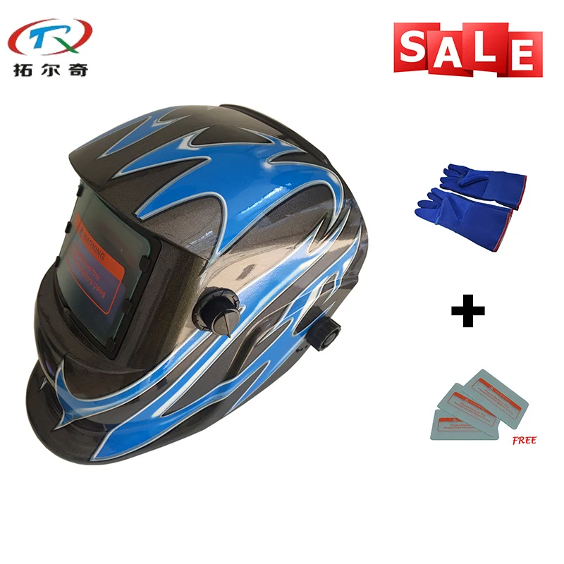 Chameleon PP Skull Electronic Custom Auto Darkening сварочный шлем/Сварочная маска TRQ-HD39-2233FF-BG |
