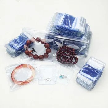 

800Pcs/ Lot 6*8cm PPE Self Seal Zipper Bags 2.36"x3.14" Clear Anti-oxidation Jewelry Boutique Event Plastic Package Pouch