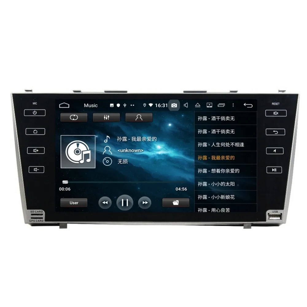 Sale gb+32gb DSP Octa Core 2 din 9" Android 9.0 Car Radio DVD GPS for Toyota CAMRY 2007-2011 Bluetooth 4.2 WIFI USB Mirror-link 7