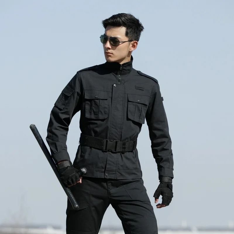 2019 New Black Tactical Camouflage Military Uniform Clothes Suit Men US
