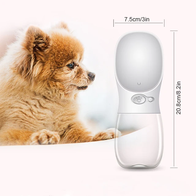 High Quality Portable 350ML Travel Water Feeder Pets Dogs Feeding Bottle Leakproof Outdoor Dog Pets Drinking Water Bottle