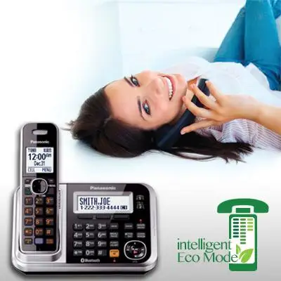 Совершенно DECT 6,0 беспроводной телефон с системой ответа, ID вызова, повторный набор голосовой почты, стационарный телефон для дома и офиса