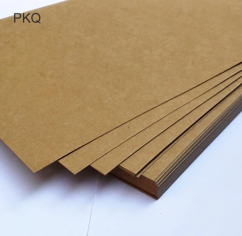 50pcs/lot A3 Size 300gsm Thick Brown Kraft Paper DIY Handmake Card High