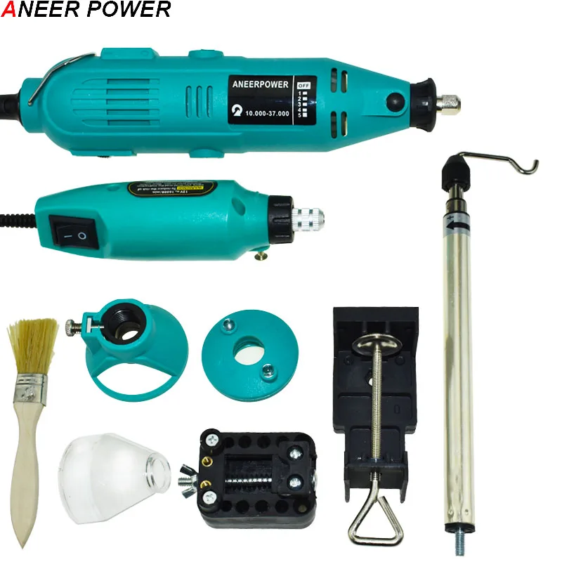 Beste Dremel 2 Stuks beroep Graveur Mini Dril Mini DIY Boormachine Graveren Pen Grinder Mini Elektrische Boor Rotary Tool eu