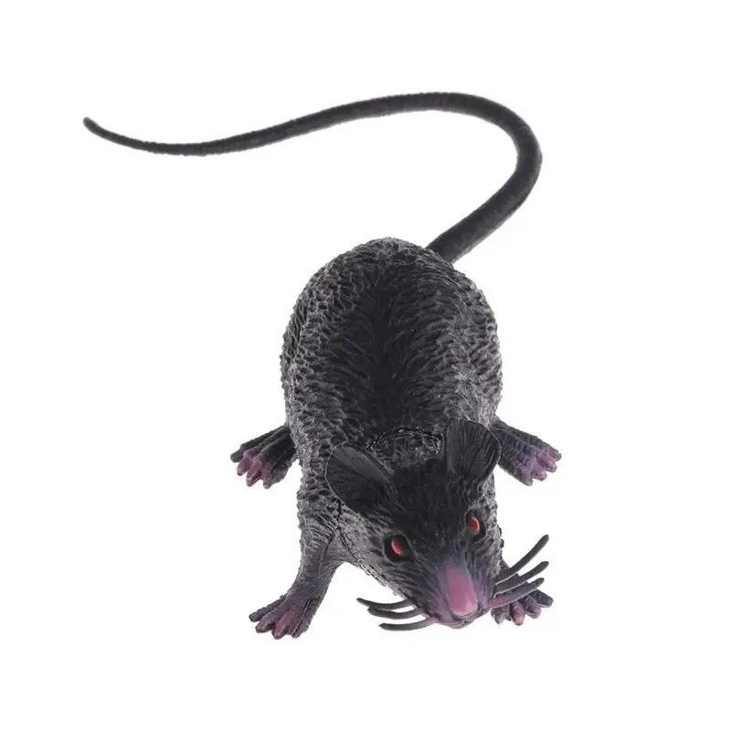 

Adeeing Plastic Rats Mouse Model Trick Toys Halloween Decor Tricks Pranks Props Toy