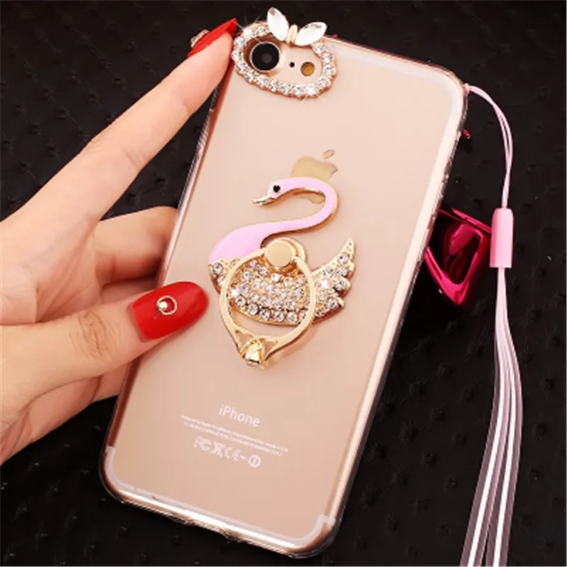 Чехол подставка XSMYiss с блестящим кольцом для iphone X XS чехол MAX XR силиконовый 11 Pro 6 6S 7