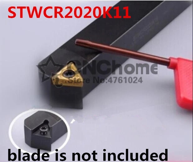 

STWCR2020K11/STWCL2020K11, external turning tool holder material HSS use for Face machining Large small mini CNC