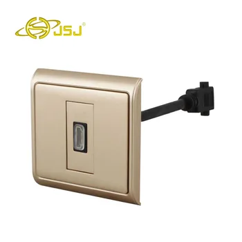 

JSJ HDMI HD panel with a line projection television wall plug N86-901 + 631 Free Shipping
