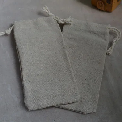 

Linen Drawstring Bag 8x22cm(4"x8.5") pack of 30 Wedding Birthday jute Party Candy Gift Packaging Pouch