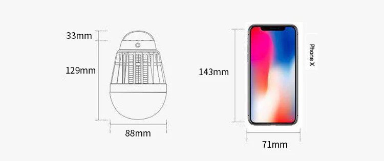 Solar Mosquito Killer Lamp 2200mAh Battery Rechargeable Mosquito Killer Solar Bug Zapper Anti Muggen LED Lure Trap Lamp (6)