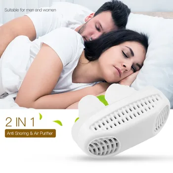 

Soft Silicone Anti-snore Nose Clip Mini 2 in 1 Nose Breathing Apparatus Sleeping Aid Snoring Device Snore Stopping Air Purifier