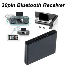 100 шт./лот Bluetooth музыкальный аудио адаптер 30Pin bluetooth-приемник для iPod Touch для iPhone для подключения док-станции динамик воспроизведение музыки