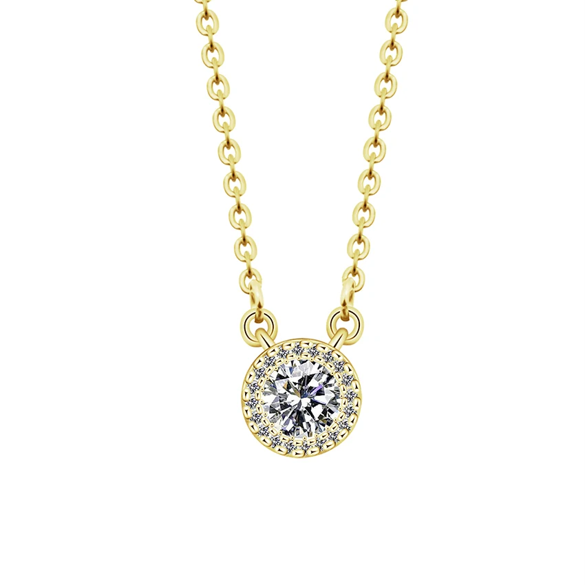 

2017 New Top Quality Hearts & Arrows CZ Pendant Necklace For Women Wedding Party Crystal Jewelry Stainless Steel Chain Collares