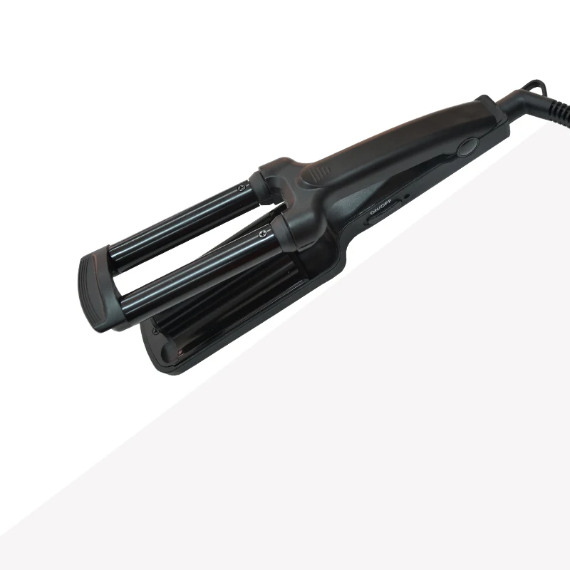 Mini Three Triple Barrel Hair Wand Curling Iron 13mm Ceramic Coating