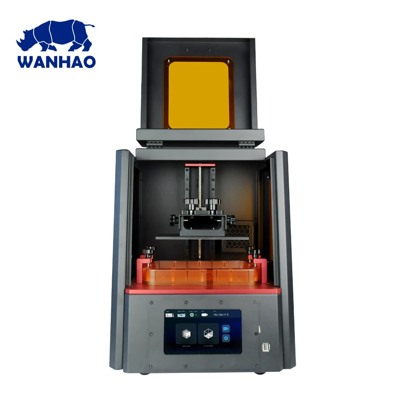 Новая версия WANHAO самый большой дешевый DLP lcd SLA ювелирные изделия стоматологический 3d принтер D8 с 500 мл смолы и 1 год гарантии