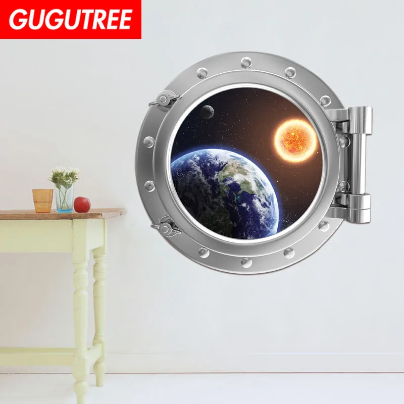 

Decorate Diy 3D outer space art wall sticker decoration Decals characters mural painting Removable Decor Wallpaper LF-6
