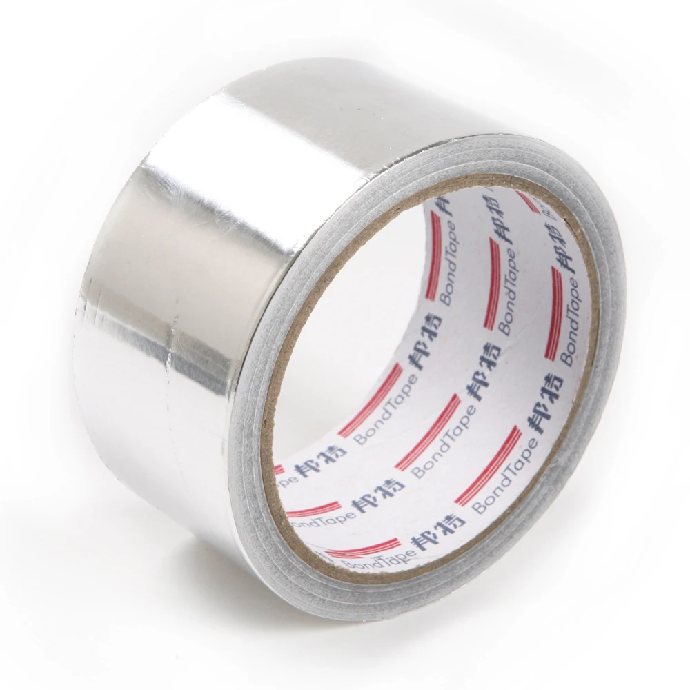 

New Useful Aluminium Tape Adhesive Sealing Tape Heat Resist Duct Repairs High Temperature Resistant Foil Adhesive Tape 4.8cm*20m