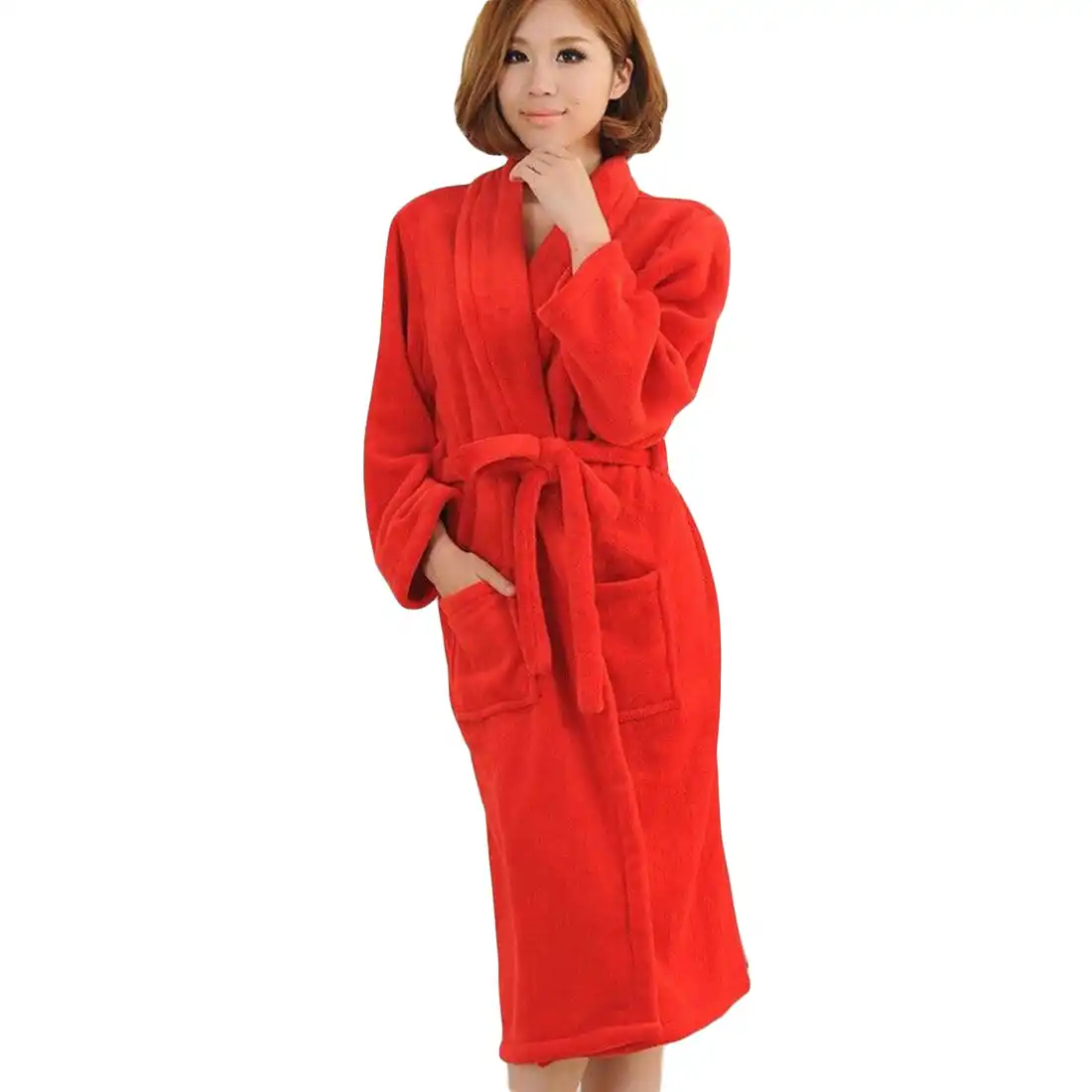 Red housecoat Clearance