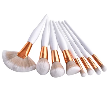 

JIGONG professional makeup brushes kit powder fan flat brush set for women eyeshadow facial make up beauty tools