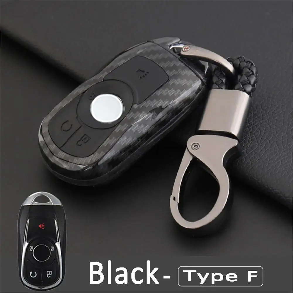 Черный 13 Тип PVC Автомобильный ключ чехол для ключей для Chevrolet Camaro круиз Малибу Aveo Opel Antara Astra J Builk для Buick оболочка для Smart ключа - Название цвета: Type F-F