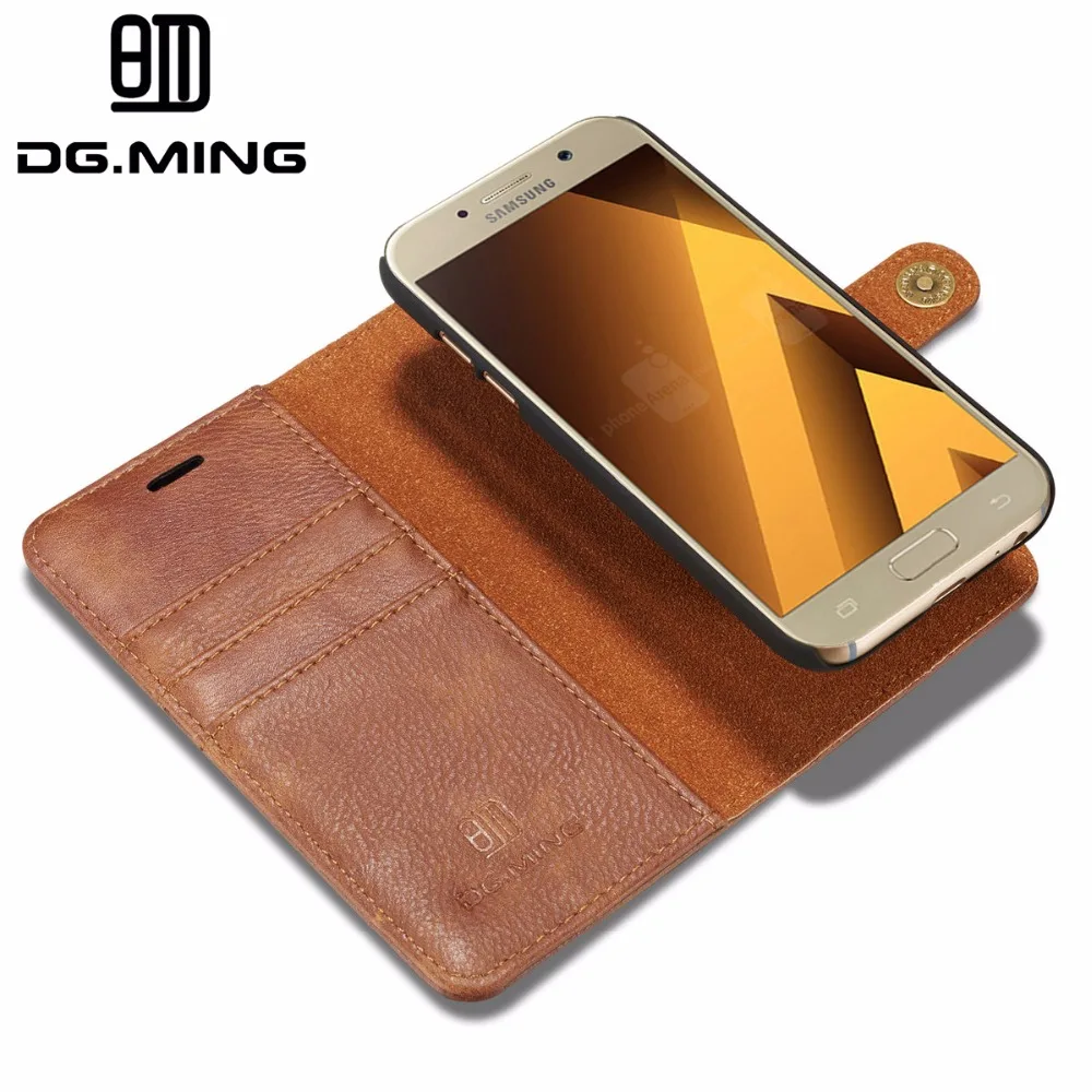 DG. ming 2Z Магнитная Натуральная кожа для Samsung J520 крышка Роскошные capinha Coque флип чехол