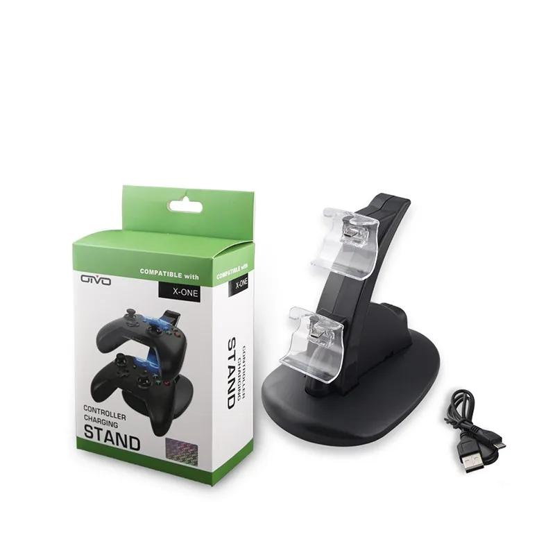 

USB Dual Charging For Xbox One Adapter Stand Dock Station Holder for STAND Xbox One X-One Game Controller Console PC