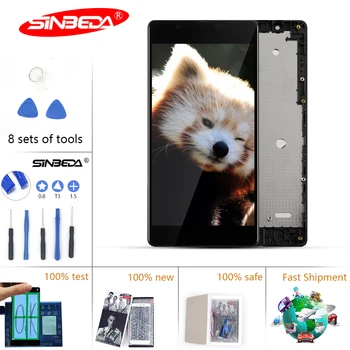 

Sinbeda IPS 5.0" LCD Display For NOKIA Microsoft Lumia 540 LCD Touch Screen Digitizer Assemble Replacement RM-1141 with Frame