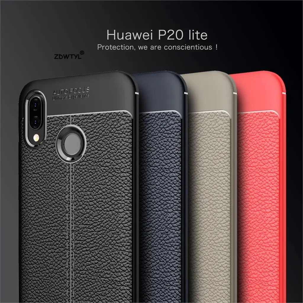 For Huawei P20 Lite Case P20lite 5.84&quot Soft TPU Cover Phone ANE-AL00 ANE-TL00 Silicone |